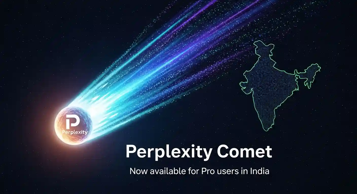 Perplexity Comet browser launches in India for Pro users